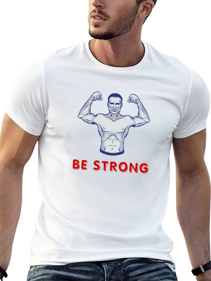Be Strong Graphic T-Shirt - Black