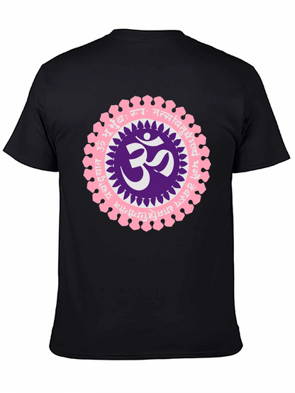 Om Mandala Graphic Black T-Shirt