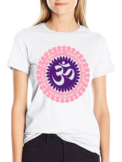 Om Mandala Graphic Black T-Shirt