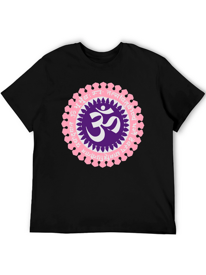 Om Mandala Graphic Black T-Shirt