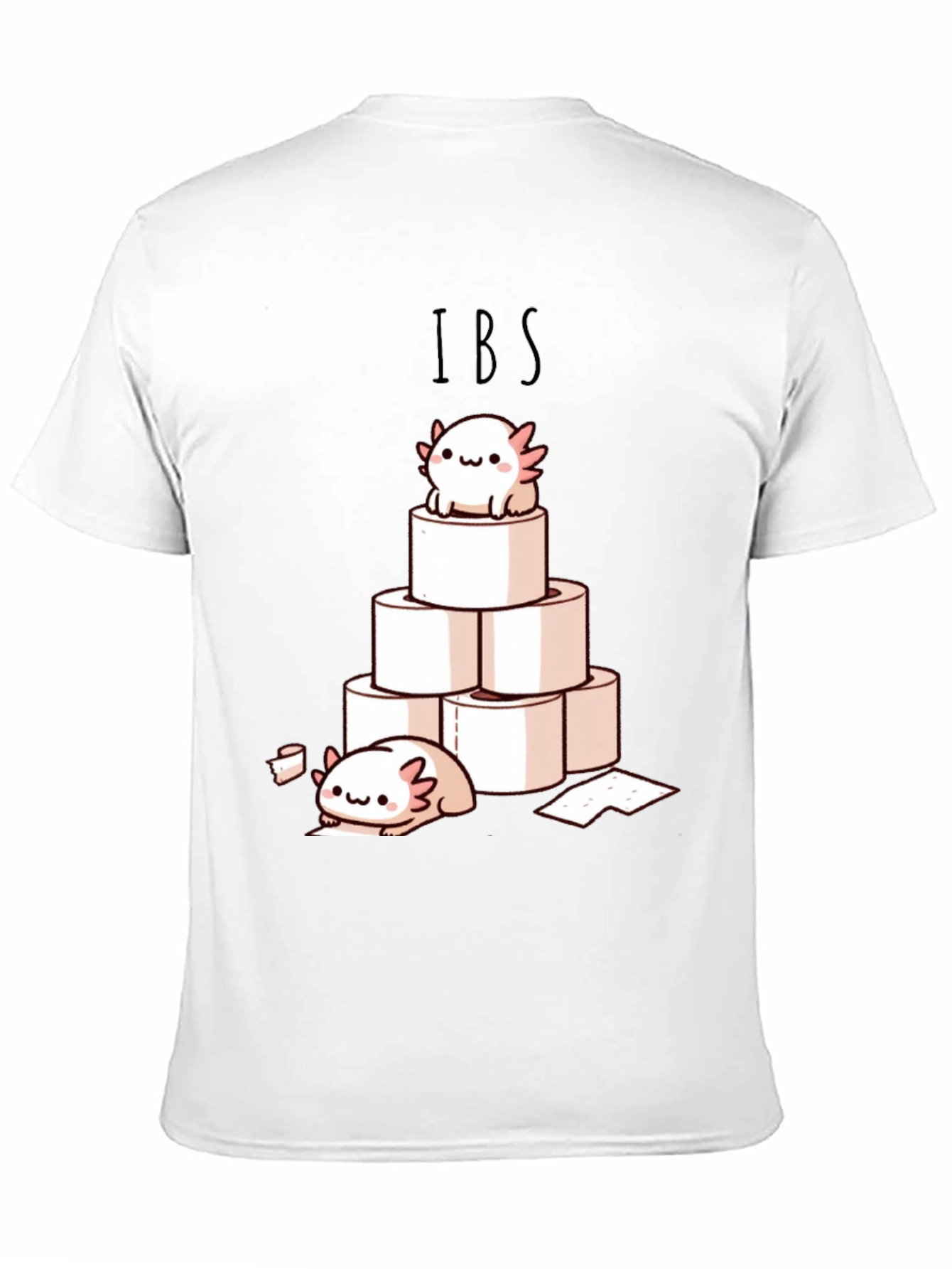IBS Axolotl Toilet Paper T-Shirt