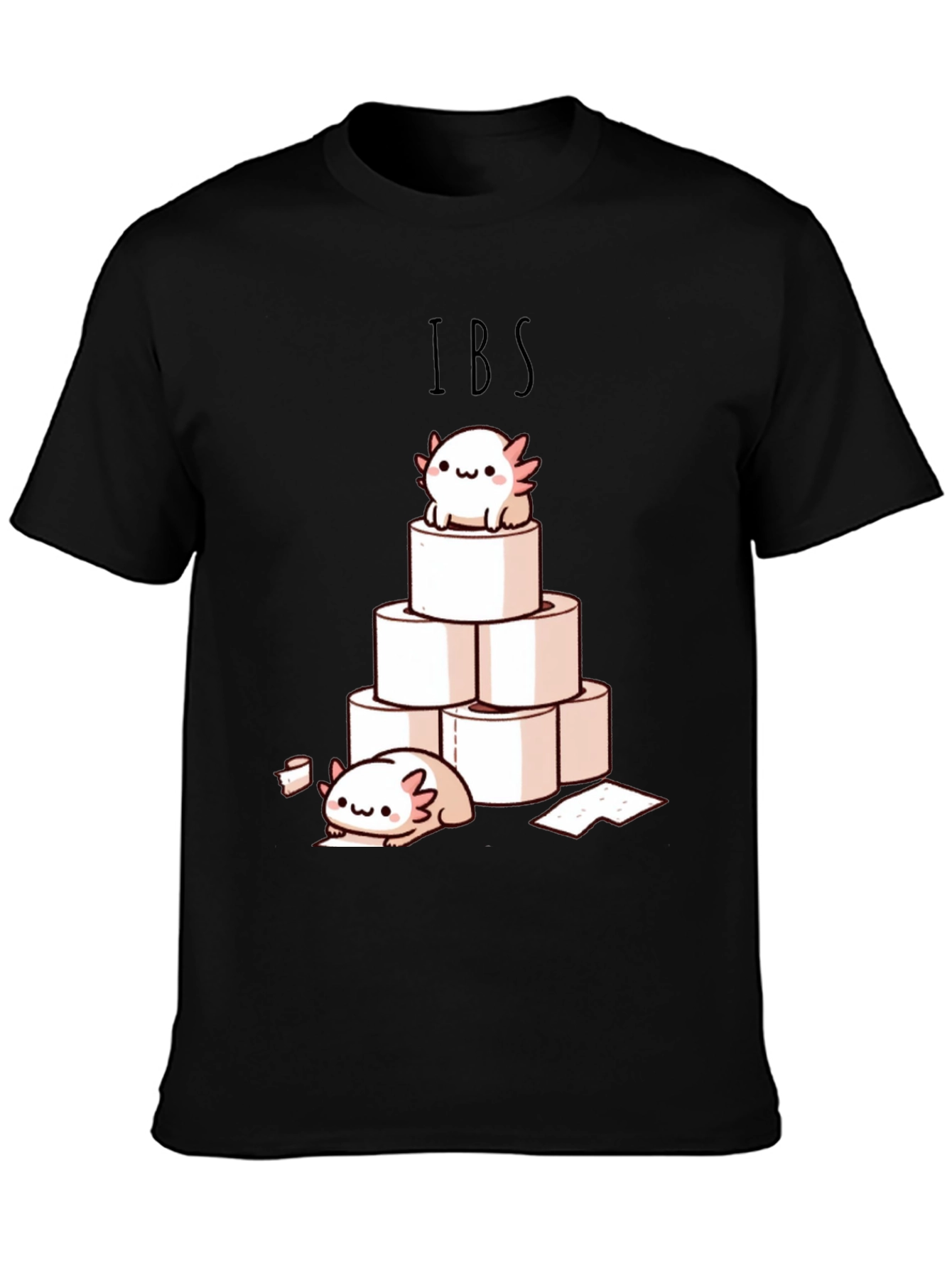 IBS Axolotl Toilet Paper T-Shirt