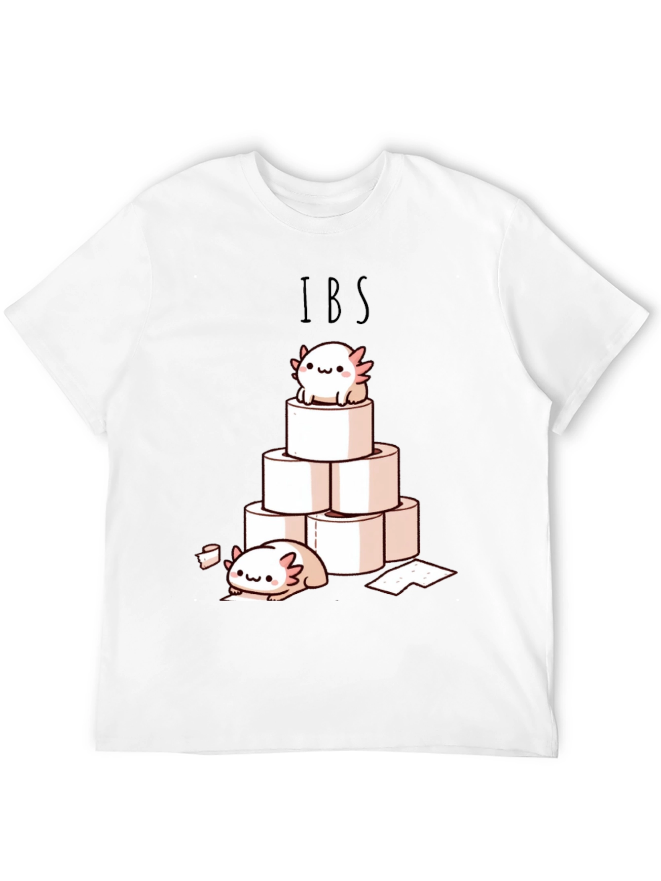 IBS Axolotl Toilet Paper T-Shirt