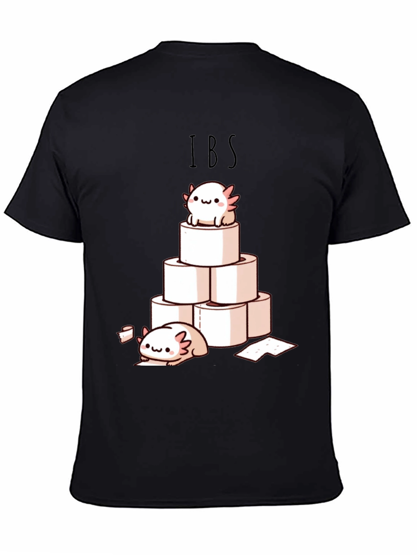 IBS Axolotl Toilet Paper T-Shirt