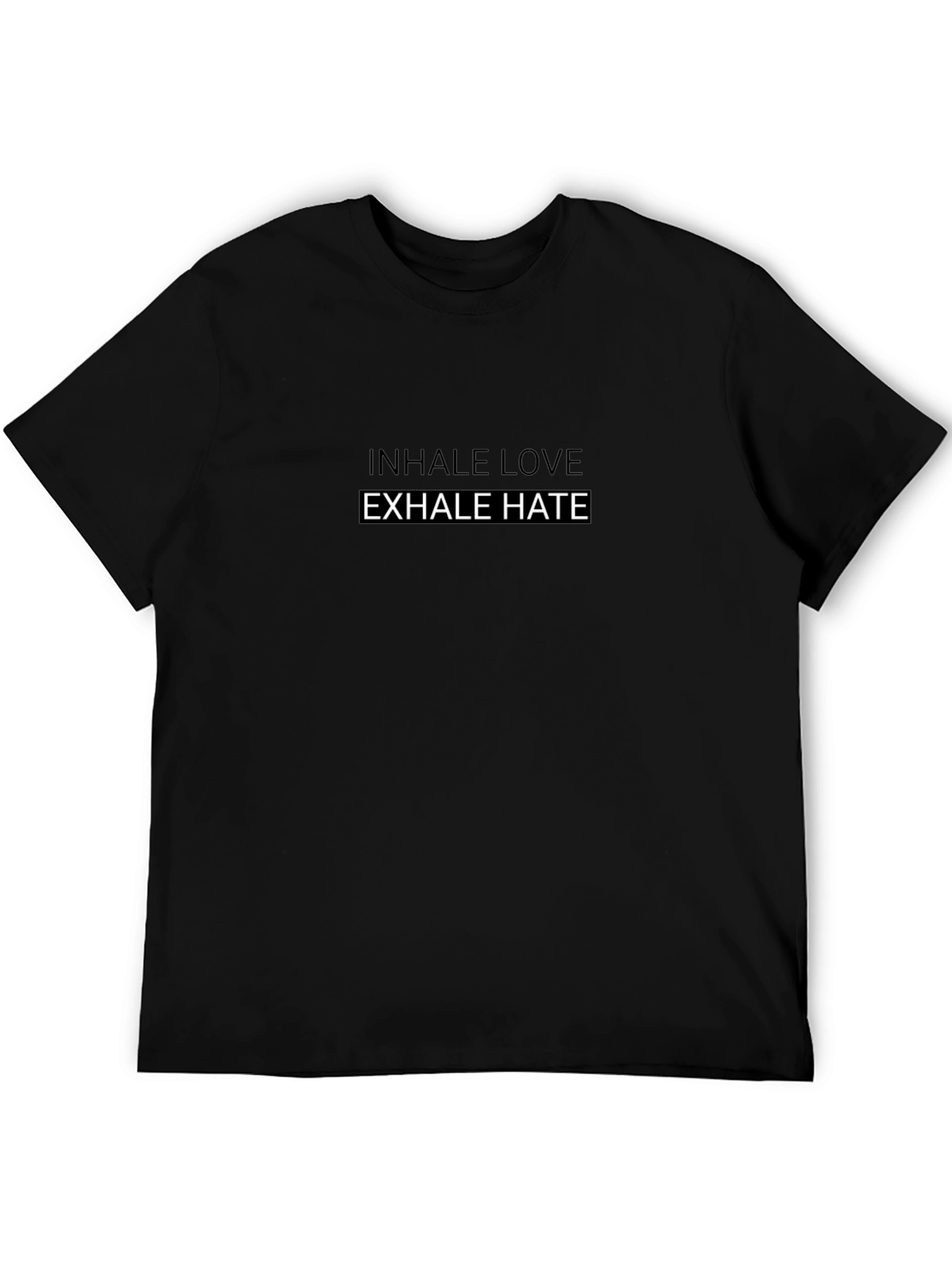Inhale Love Exhale Hate Graphic T-Shirt
