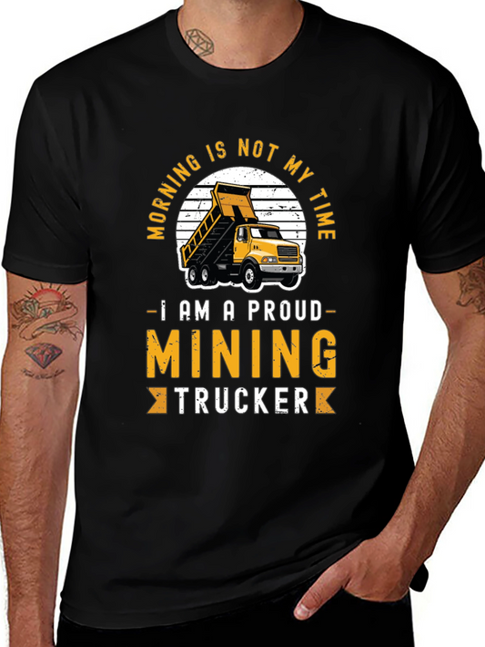 Mining Trucker T-Shirt - Proud Miner Tee