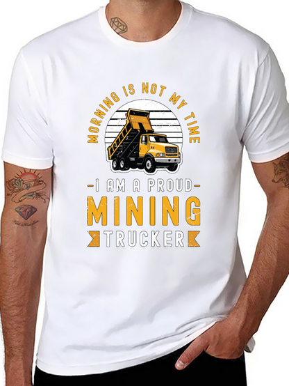 Mining Trucker T-Shirt - Proud Miner Tee