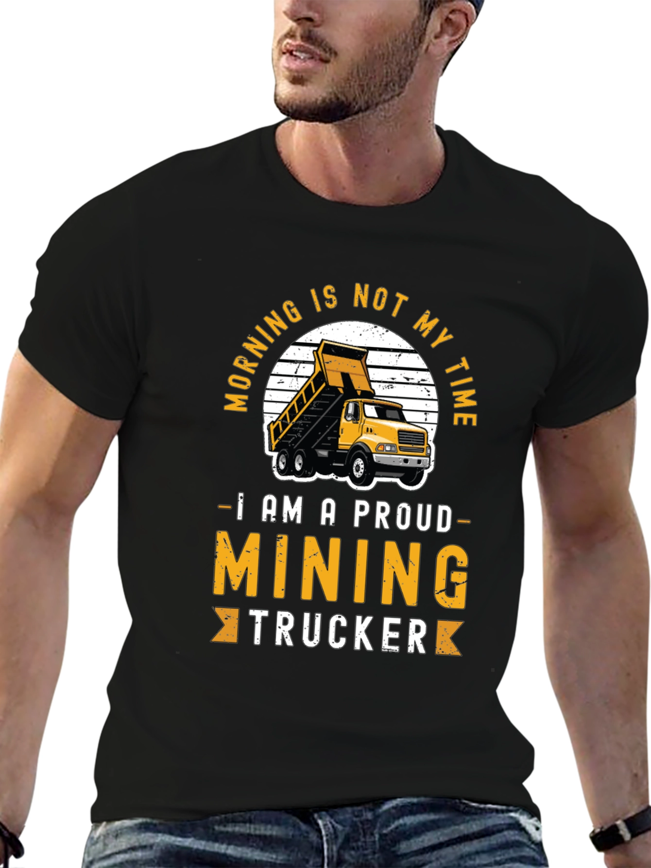 Mining Trucker T-Shirt - Proud Miner Tee