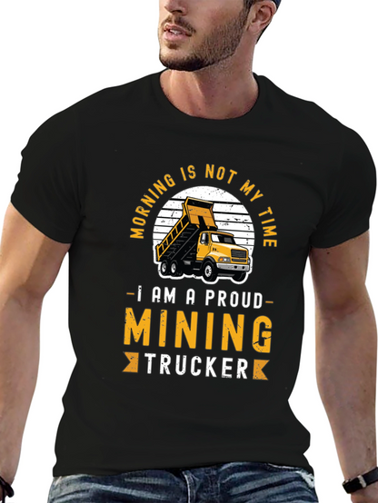 Mining Trucker T-Shirt - Proud Miner Tee