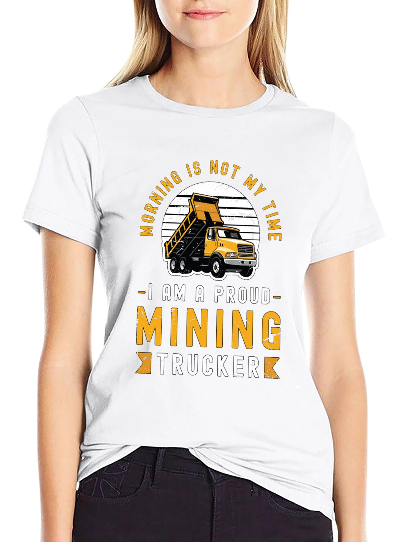 Mining Trucker T-Shirt - Proud Miner Tee