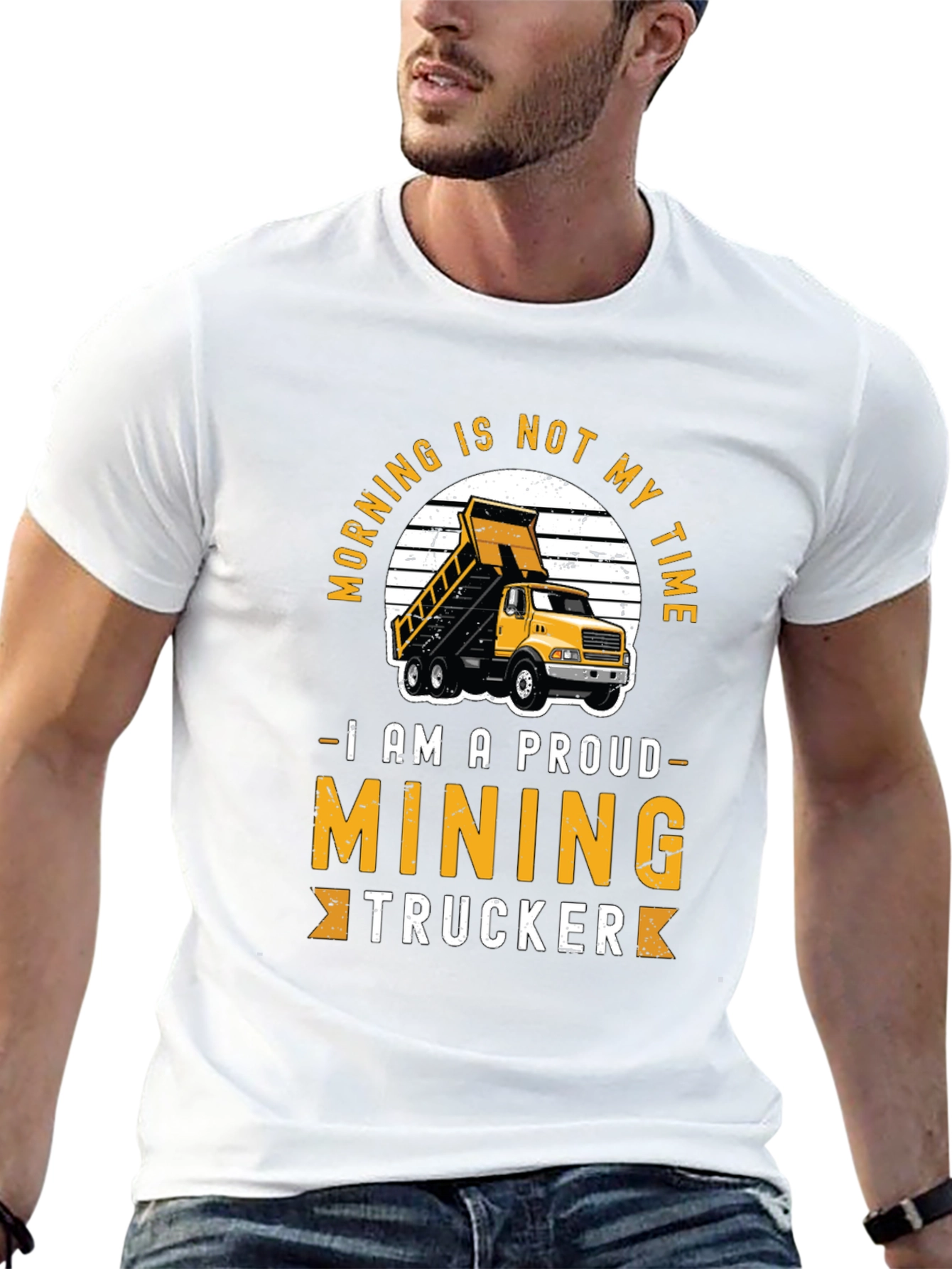 Mining Trucker T-Shirt - Proud Miner Tee