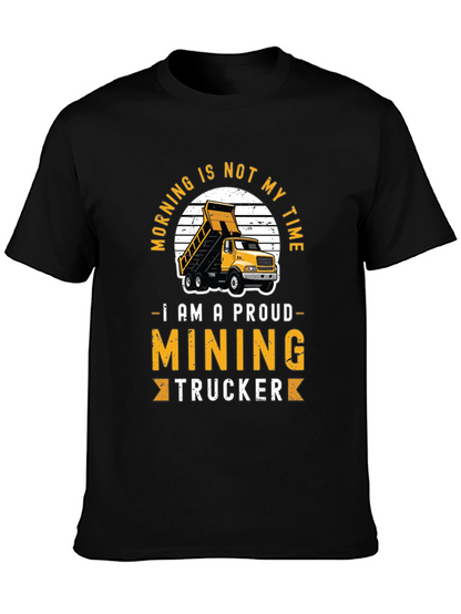 Mining Trucker T-Shirt - Proud Miner Tee
