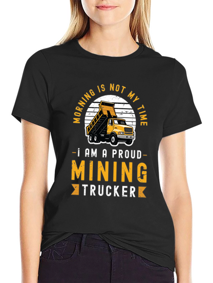 Mining Trucker T-Shirt - Proud Miner Tee