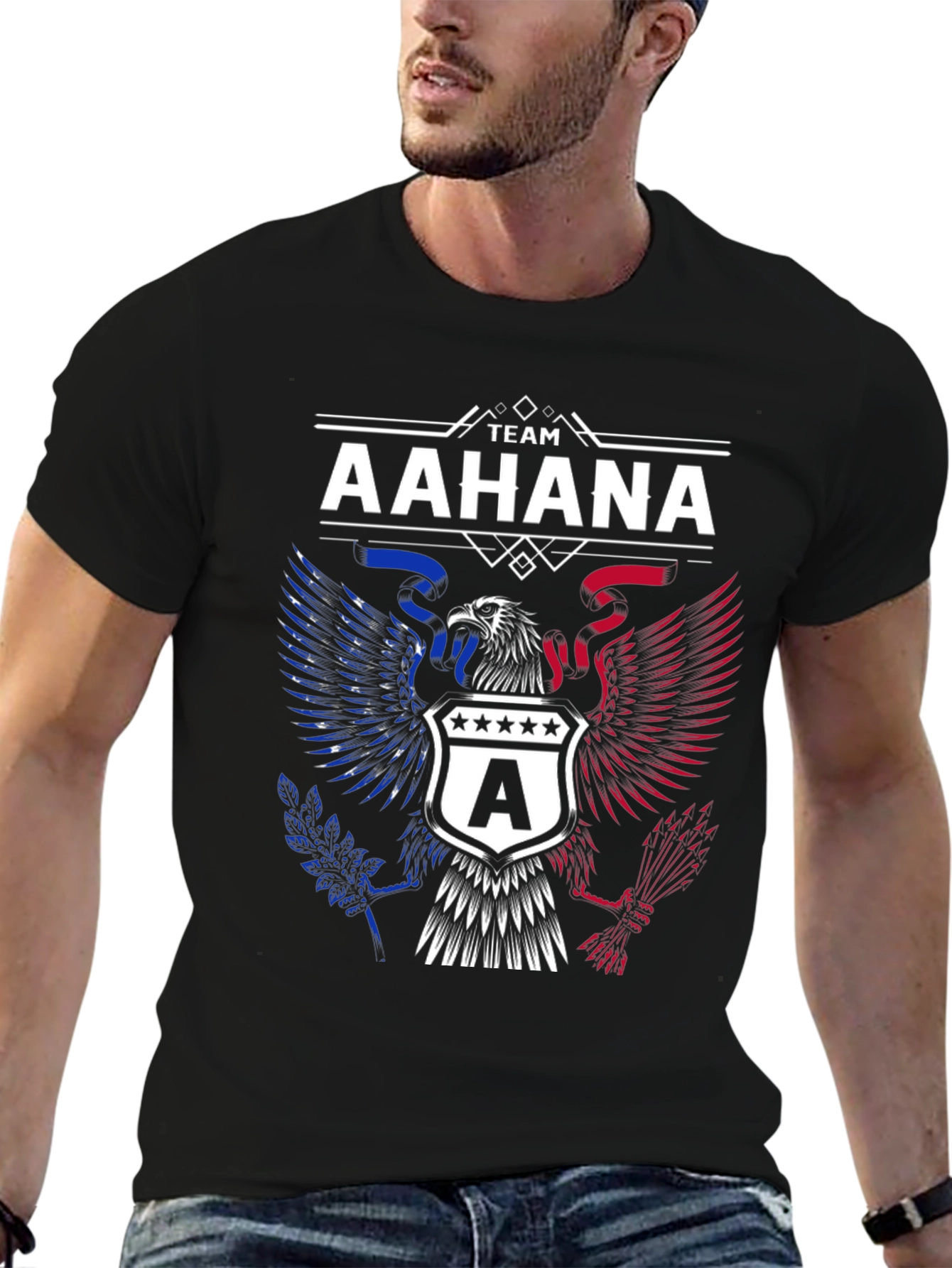 Team Aahana Patriotic Eagle T-Shirt