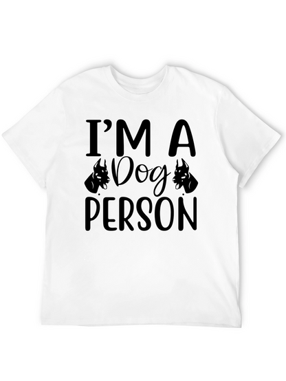 Im A Dog Person Black Graphic Tee