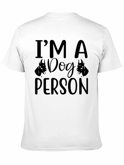 Im A Dog Person Black Graphic Tee