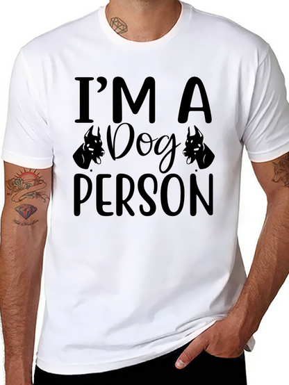 Im A Dog Person Black Graphic Tee