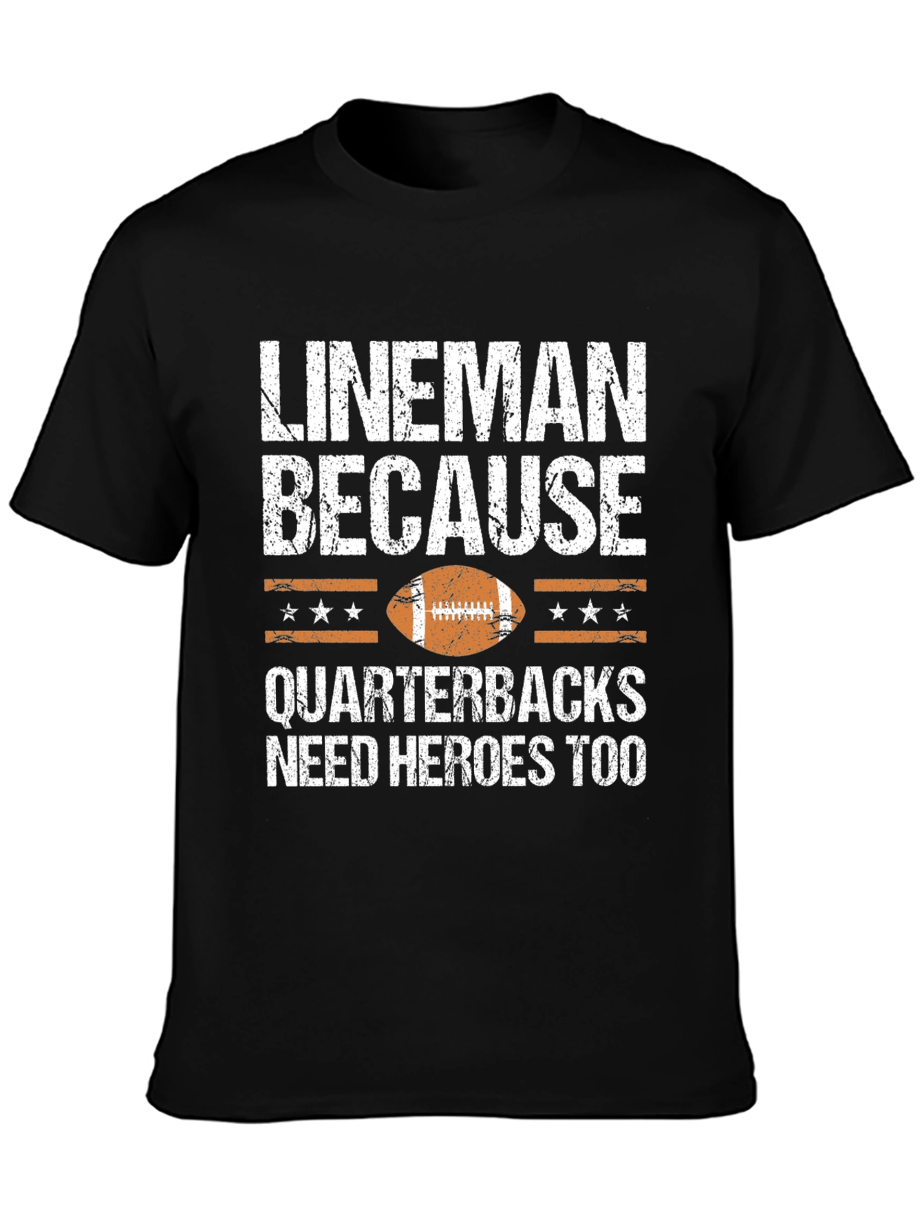 Lineman Football Graphic T-Shirt