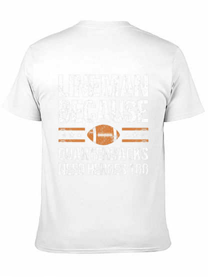 Lineman Football Graphic T-Shirt