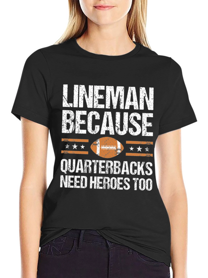 Lineman Football Graphic T-Shirt