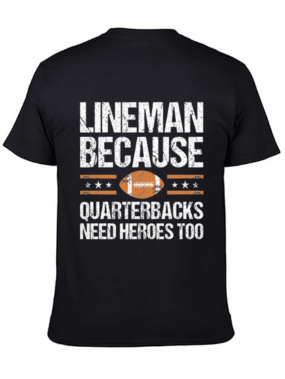 Lineman Football Graphic T-Shirt