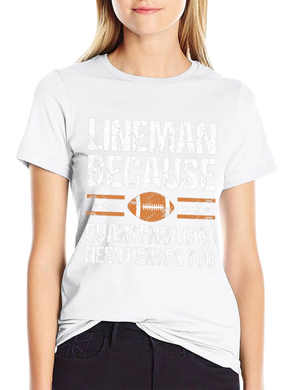 Lineman Football Graphic T-Shirt