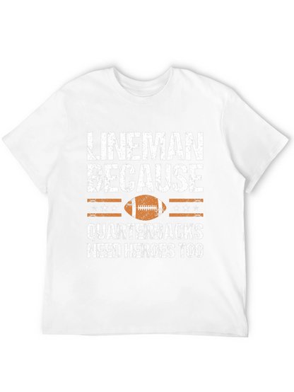 Lineman Football Graphic T-Shirt