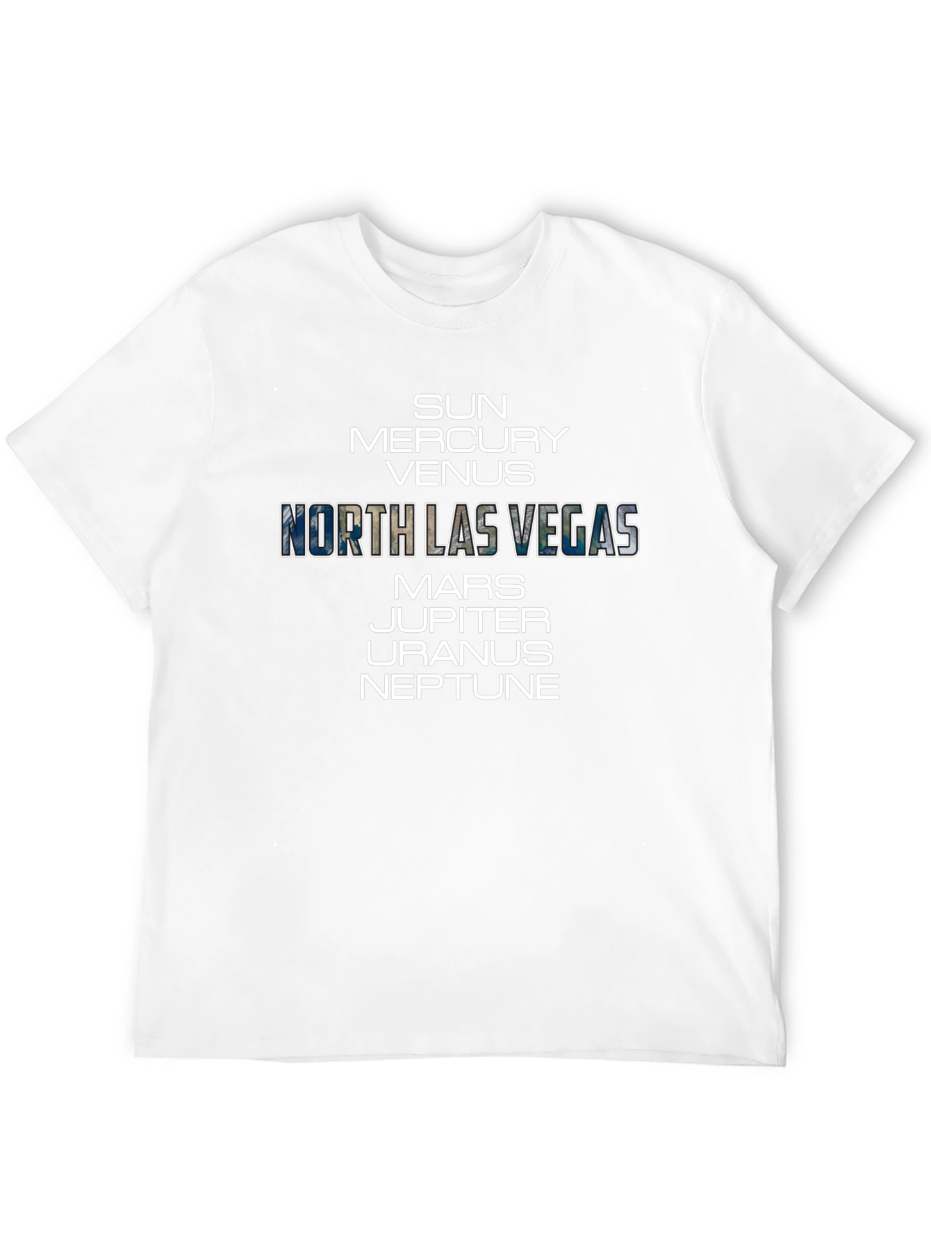 North Las Vegas Planets Graphic T-Shirt