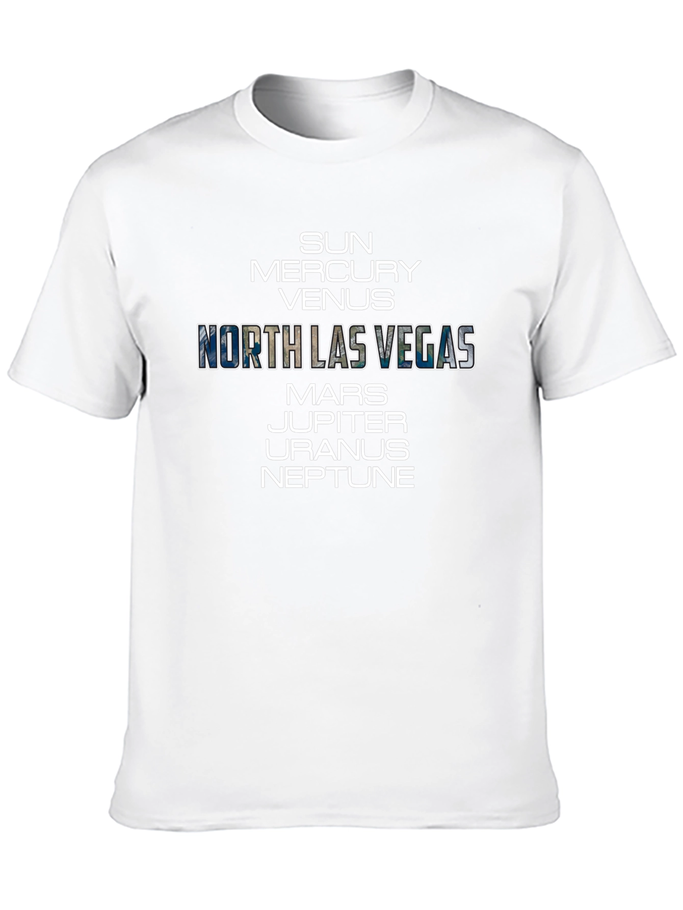 North Las Vegas Planets Graphic T-Shirt