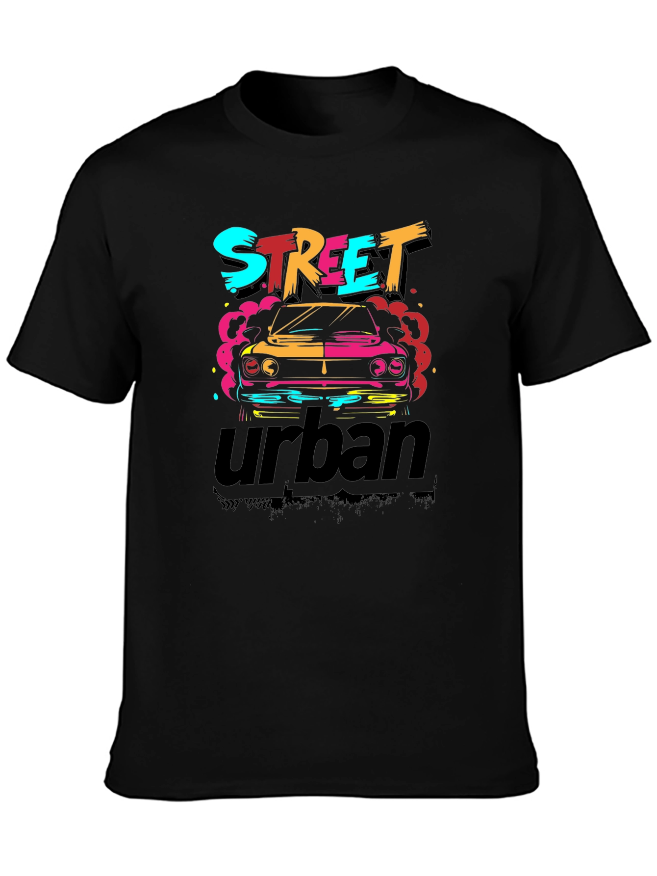 Street Urban Graphic Tee - Cool Car Design