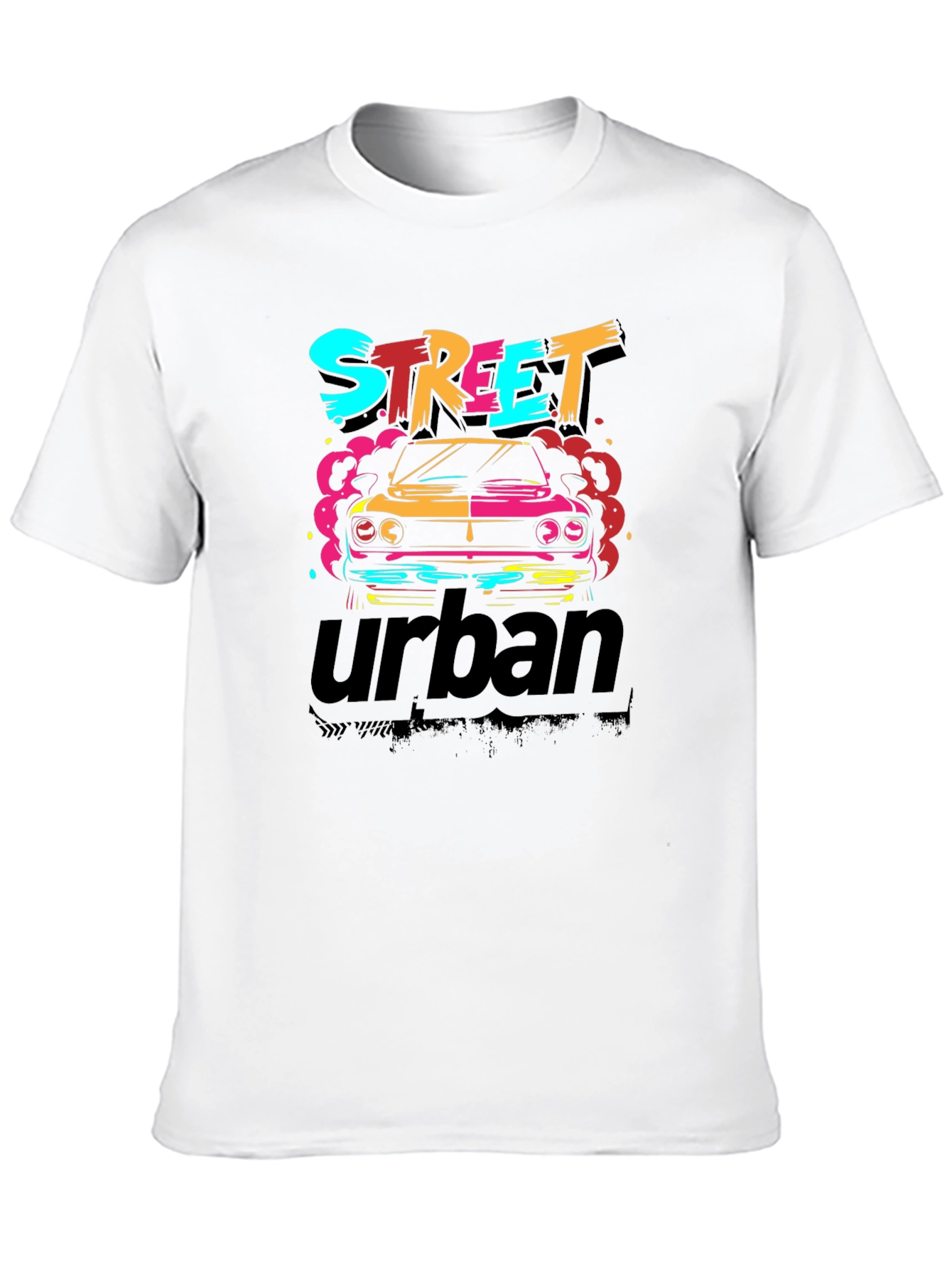 Street Urban Graphic Tee - Cool Car Design