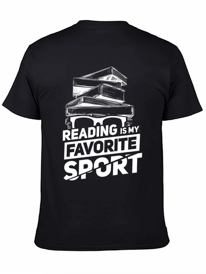 Reading is My Favorite Sport Graphic T-Shirt