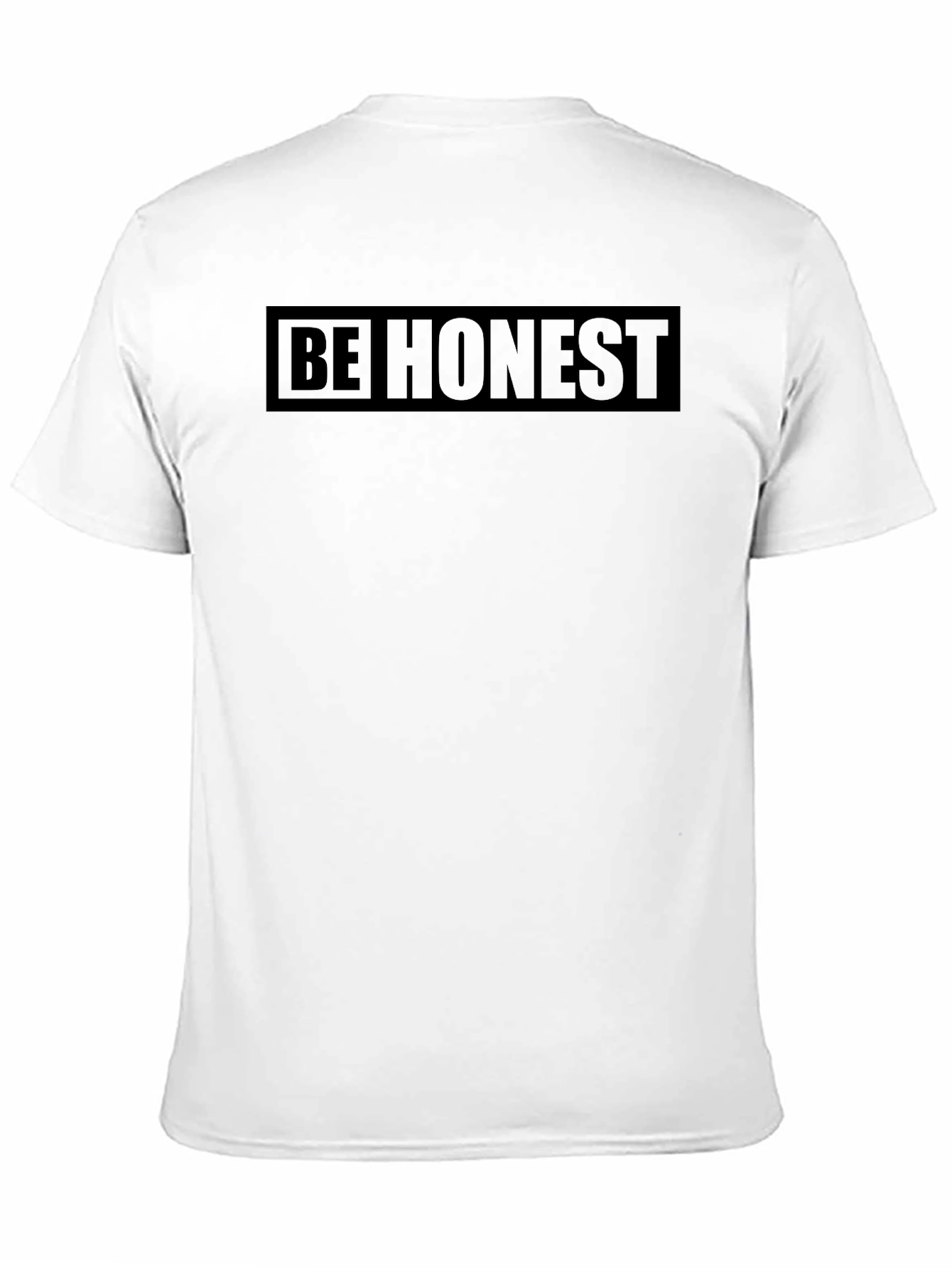 Be Honest Black Graphic Tee | Mens Casual T-Shirt