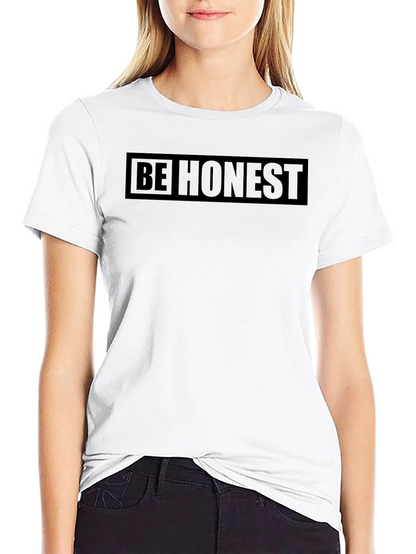 Be Honest Black Graphic Tee | Mens Casual T-Shirt