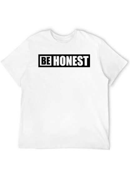 Be Honest Black Graphic Tee | Mens Casual T-Shirt