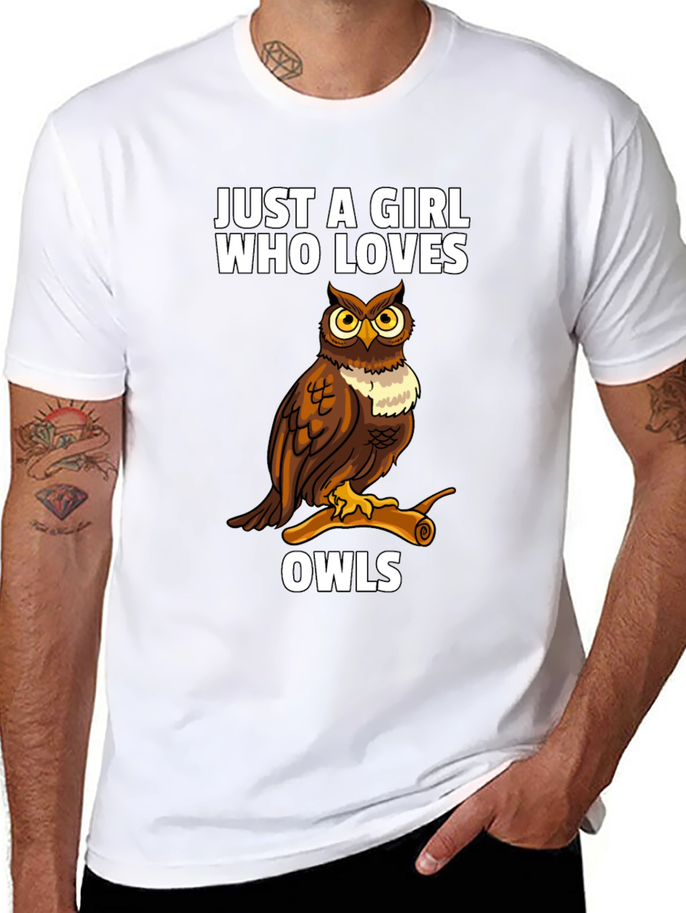 Just a Girl Who Loves Owls T-Shirt