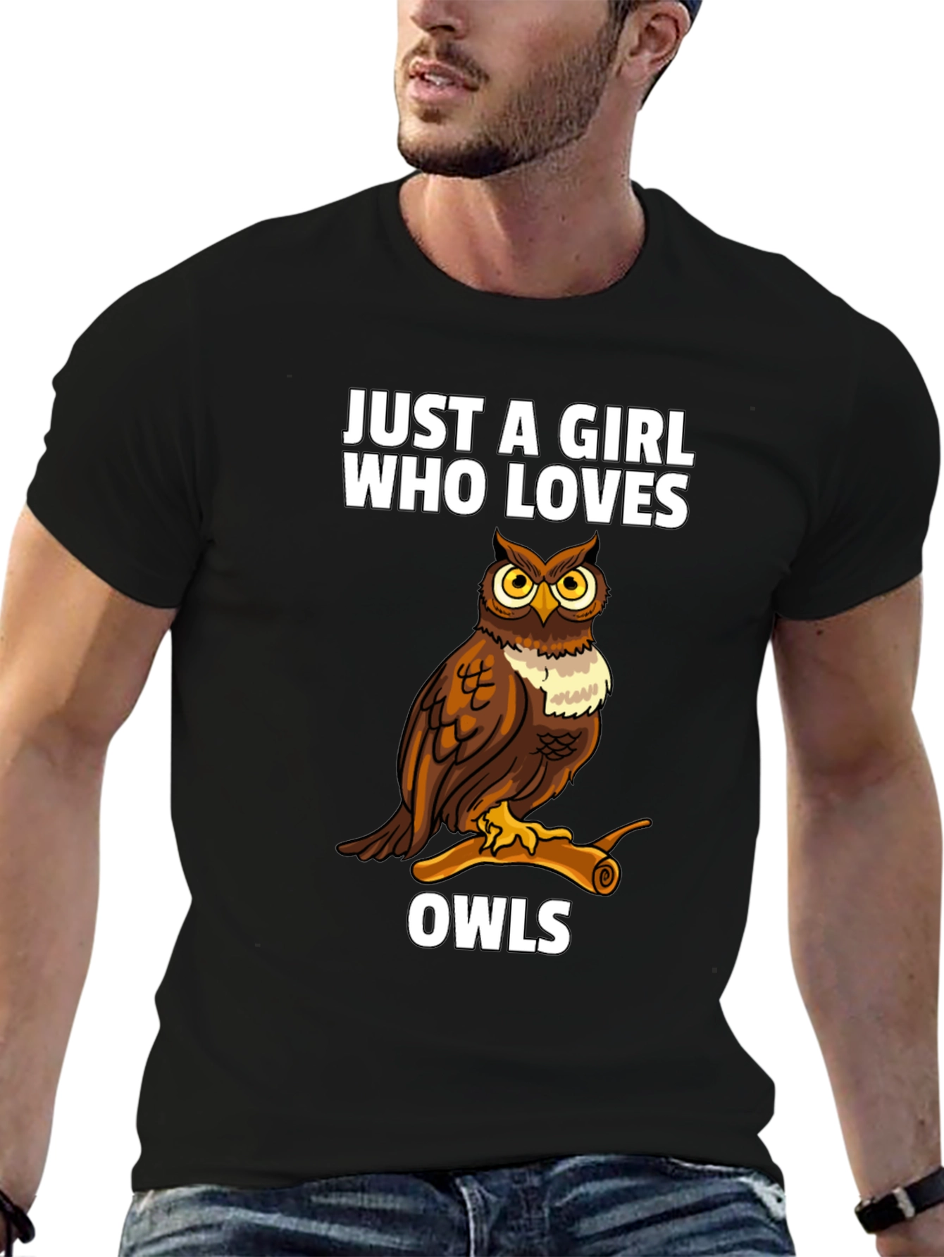 Just a Girl Who Loves Owls T-Shirt