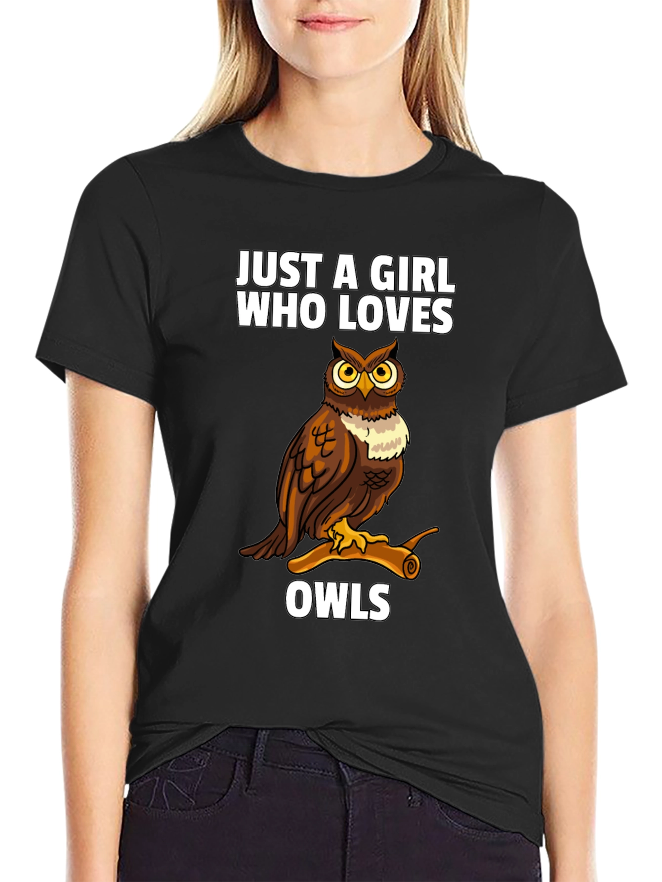 Just a Girl Who Loves Owls T-Shirt