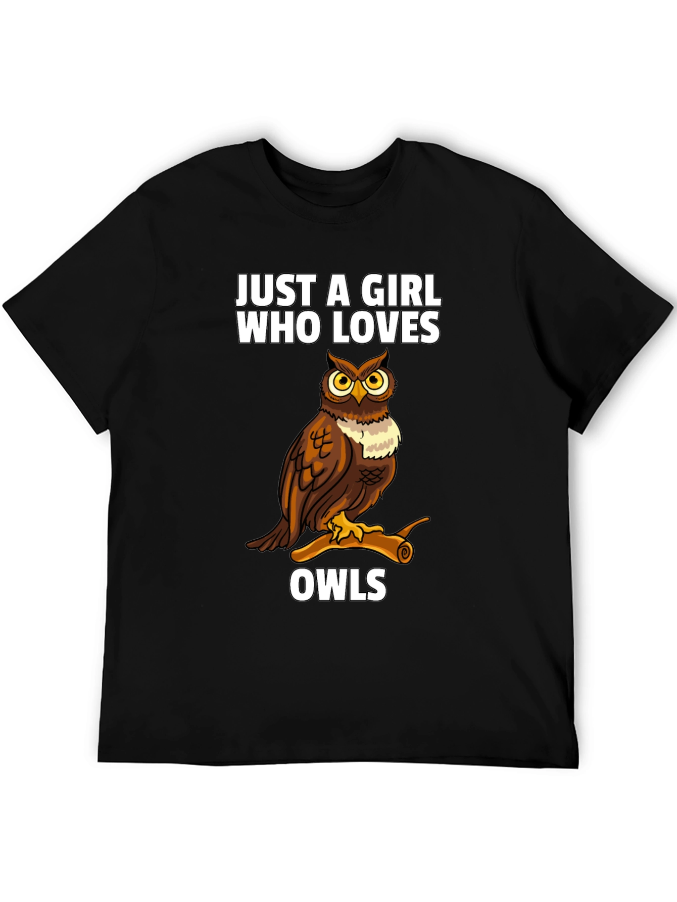 Just a Girl Who Loves Owls T-Shirt