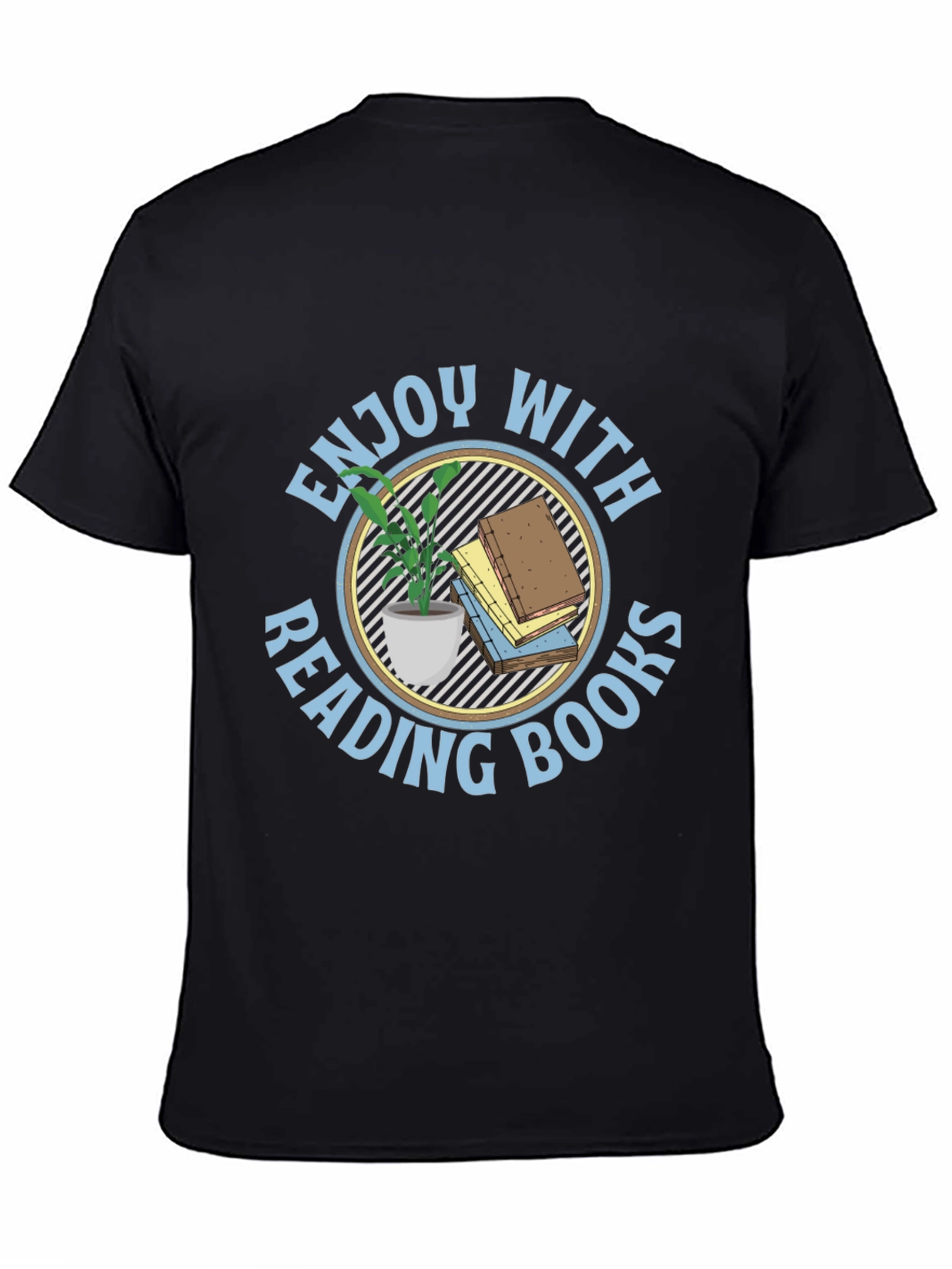 Enjoy Reading Books Black T-Shirt