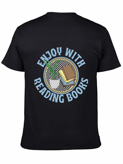 Enjoy Reading Books Black T-Shirt