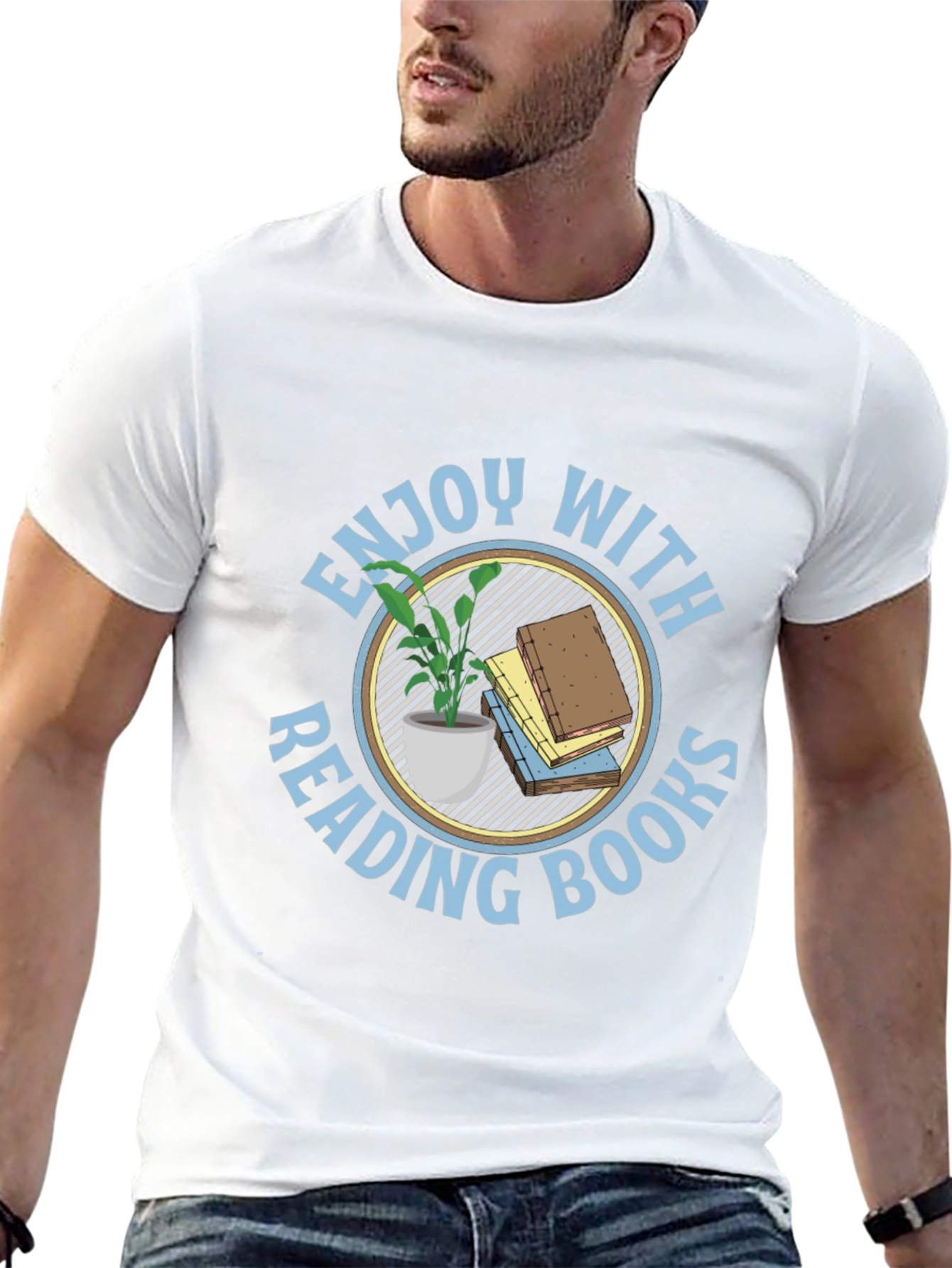 Enjoy Reading Books Black T-Shirt