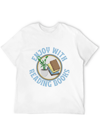 Enjoy Reading Books Black T-Shirt