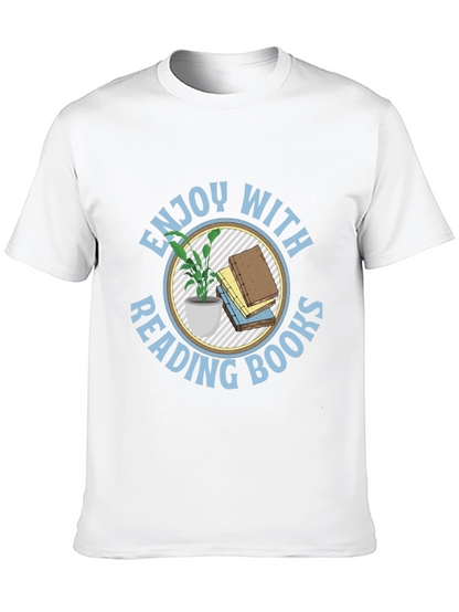 Enjoy Reading Books Black T-Shirt