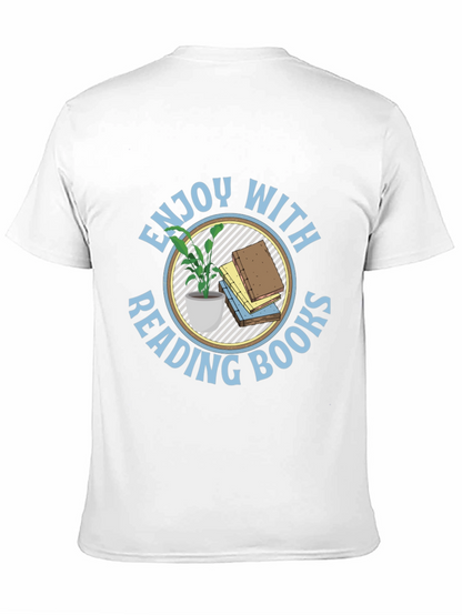 Enjoy Reading Books Black T-Shirt