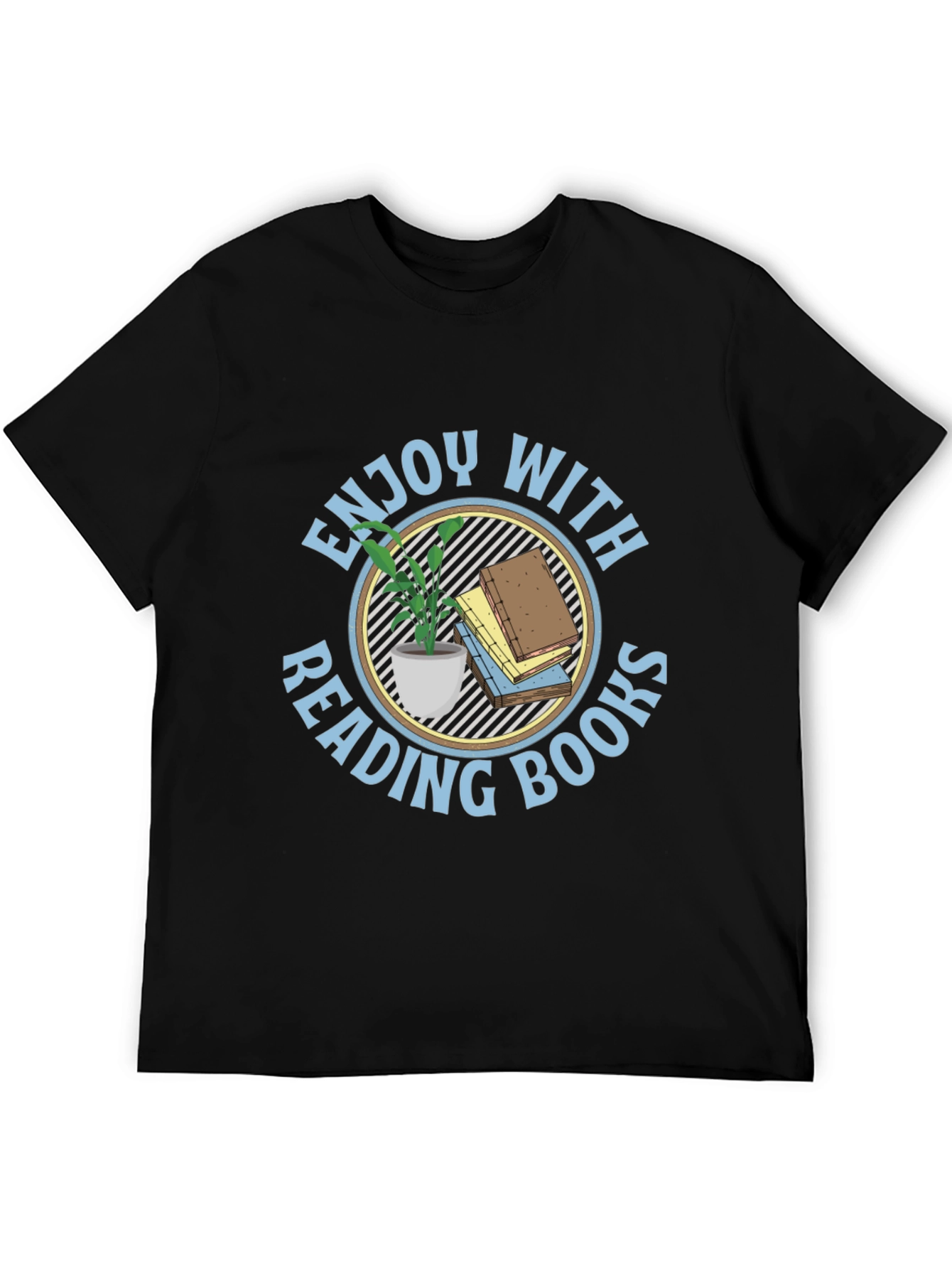 Enjoy Reading Books Black T-Shirt