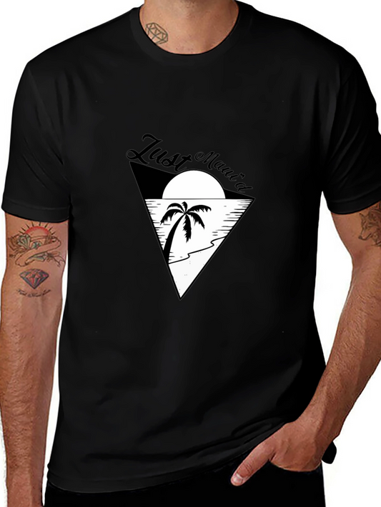 Just Mauid T-Shirt - Island Vibes Black Tee