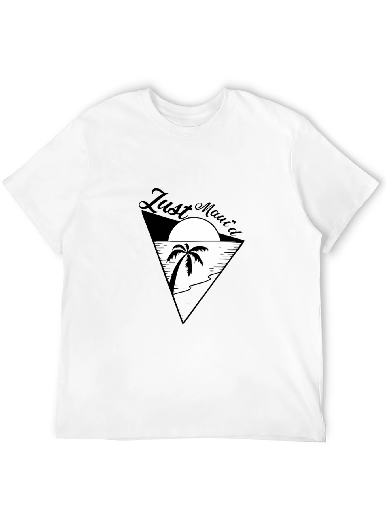 Just Mauid T-Shirt - Island Vibes Black Tee