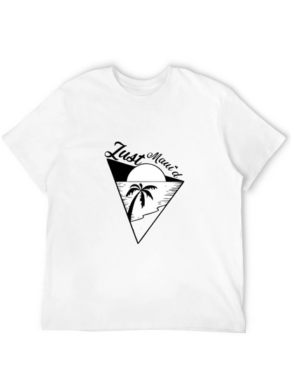 Just Mauid T-Shirt - Island Vibes Black Tee