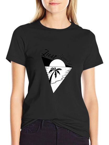 Just Mauid T-Shirt - Island Vibes Black Tee